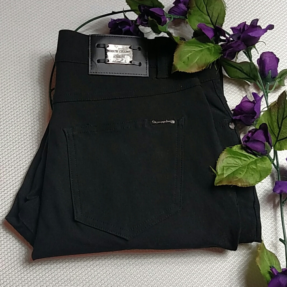 Simon Chang black denim